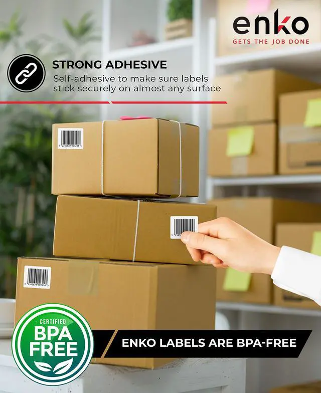 Alt view image 4 of 5 - 4 x 6 in 18 Rolls | 8100 Perforated Direct Thermal Shipping Labels | Address and Shipping Labels Compatible with Zebra 2844 ZP-450 ZP-500 ZP-505, Rollo, Eltron, Neatoscan Printers