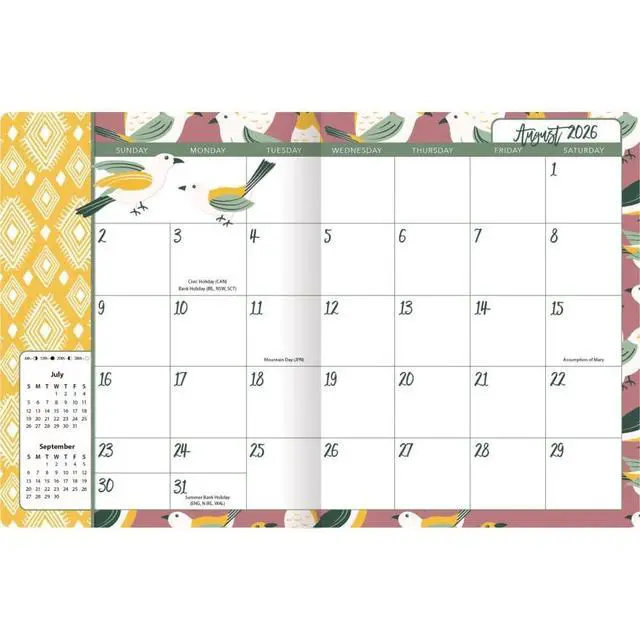 Alt view image 2 of 7 - Flora and Fauna 2027 Monthly Planner by Heather Dutton