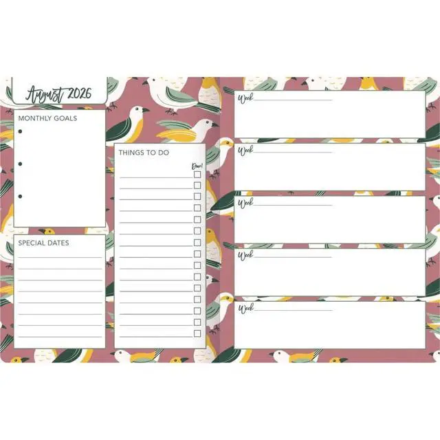 Alt view image 3 of 7 - Flora and Fauna 2027 Monthly Planner by Heather Dutton