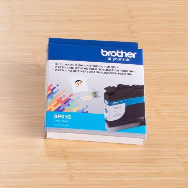 Alt view image 6 of 7 - SP01CS Sublimation Ink Cartridge, Cyan, Genuine