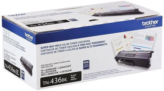 Alt view image 2 of 5 - TN-436BK Super High Yield Toner Black, 6500 Pages