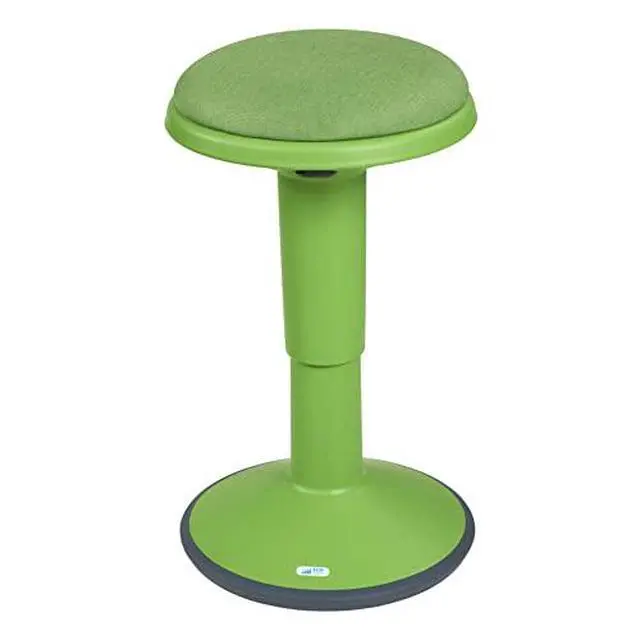 Alt view image 2 of 2 - Sitwell Wobble Stool with Cushion, Adjustable Height, Active Seating, Grassy Green