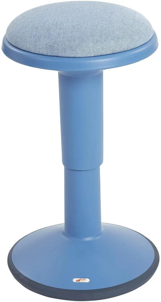 Main image of Sitwell Wobble Stool with Cushion, Adjustable Height, Active Seating, Powder Blue