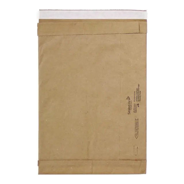 Alt view image 2 of 7 - Jiffy Padded Shipping Mailers, Case of 100, Self Seal Heavy Duty Recycled Cushioned Mailing Envelope, #4-9.5" x 14.5", Kraft