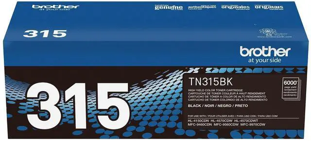 Main image of TN315BK High Yield Toner -Cartridge - Black - Laser - 3500 Page - 1 Each