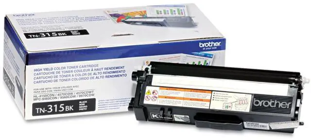 Alt view image 5 of 7 - TN315BK High Yield Toner -Cartridge - Black - Laser - 3500 Page - 1 Each