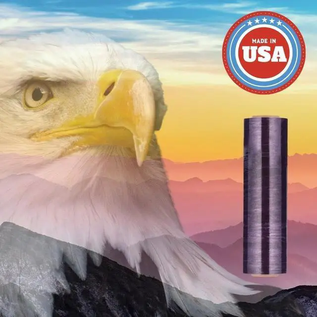 Alt view image 7 of 7 - PSBM Tinted Purple Plastic Stretch Film/Wrap 18" x 1500' 47 GA 4 Rolls | Stretch Wrap, Heavy Duty Plastic Film, Industrial Strength Shrink Packaging for Moving, Packing, Shipping, Warehouse Storage