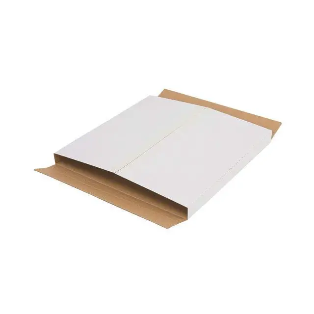 Alt view image 4 of 6 - 25 Packs White Vinyl Record LP Shipping Mailer Boxes, 12.5in*12.5in*1in Record Mailers, Album Paper Box, Record Album Mailer