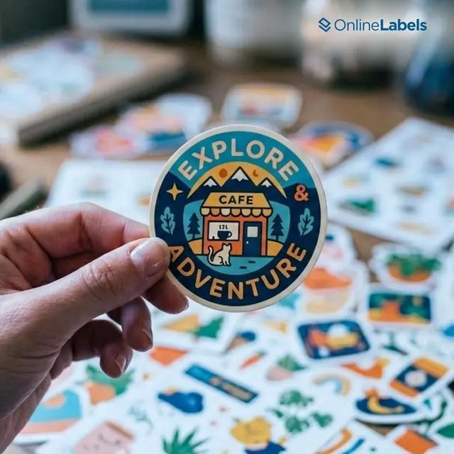 Alt view image 6 of 7 - OnlineLabels 8.5" x 11" Sticker Paper - White Matte - Inkjet/Laser | 25 Sheets, Permanent Adhesive, Blank Full Sheet Labels, Inkjet & Laser Compatible, Works With Cricut, Silhouette, & More