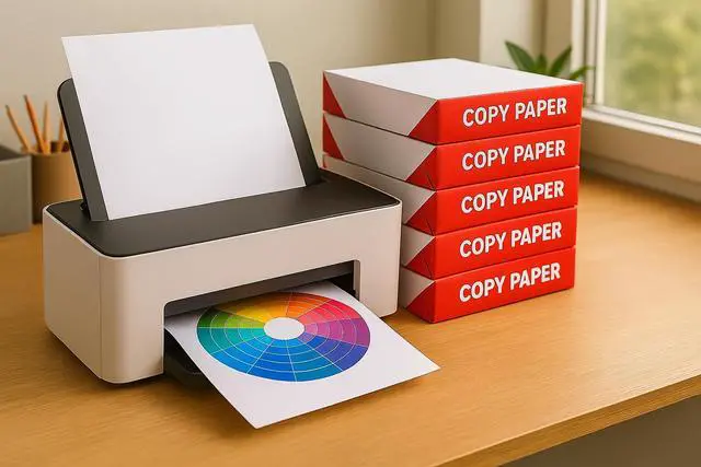 Alt view image 2 of 3 - 6 Reams Copy Paper (3,000 Sheets) 8.5 x 11", 20 lb, Bright White Recyclable Packaging, Sustainably Sourced Multipurpose Printer & Copier Paper for Office, School, Home