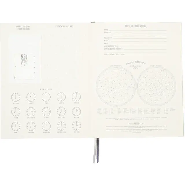 Alt view image 3 of 7 - Standard Issue 3 Planner, Rosewood & Blush, 6.75x8.5 in | Undated Daily Planner & Writing Journal, 192 Lined Pages, Pen Holder, Small Notebook for Work & Journaling