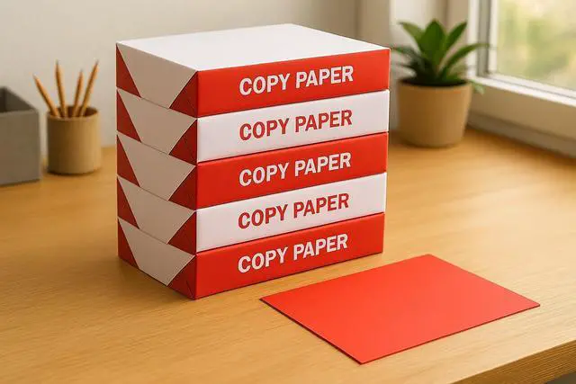 Alt view image 3 of 3 - 6 Reams Copy Paper (3,000 Sheets) 8.5 x 11", 20 lb, Bright White Recyclable Packaging, Sustainably Sourced Multipurpose Printer & Copier Paper for Office, School, Home