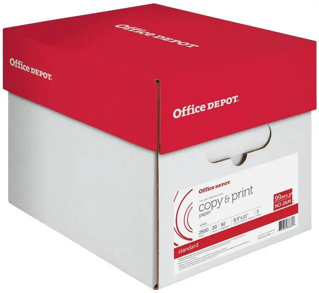 Main image of Copy Print Paper, 8 1/2in. x 11in., 20 Lb, 500 Sheets Per Ream, Case Of 5 Reams, 851201CS