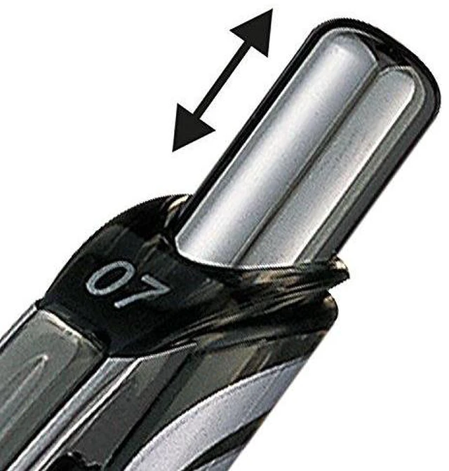Alt view image 4 of 7 - XBL77/2-A EnerGel Xm Retractable Gel Pen - Black (Pack of 2)