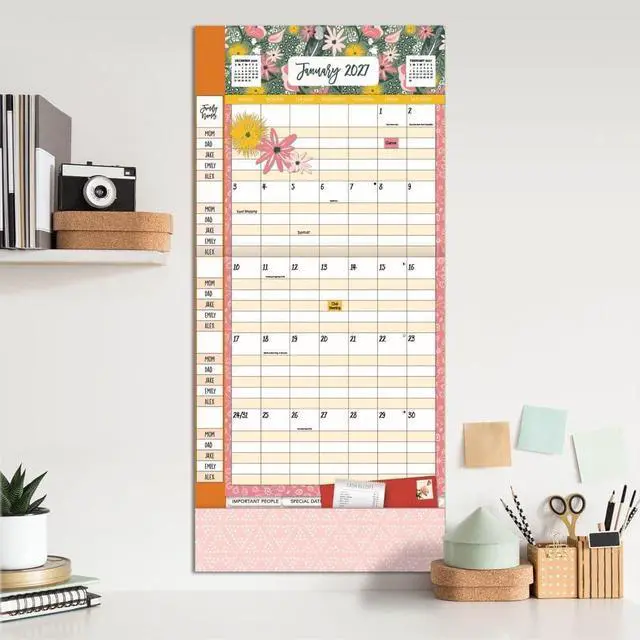 Alt view image 6 of 6 - Flora and Fauna 2027 Plan It Plus Wall Calendar by Heather Dutton