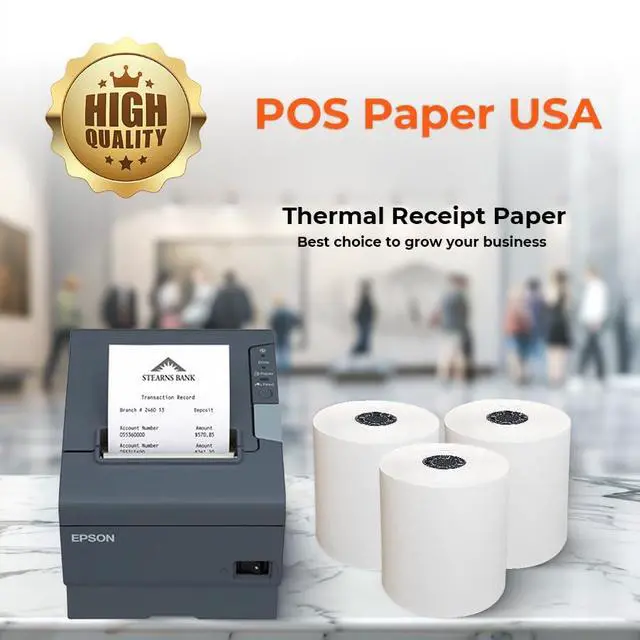 Alt view image 4 of 6 - 3" x 194' 1-Ply Bond Paper (50 Rolls/Case) - BPA Free