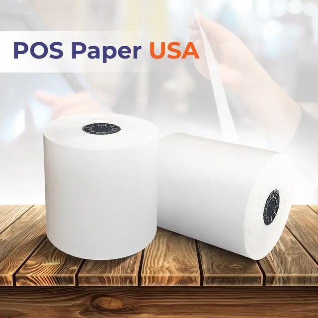 Alt view image 2 of 6 - 3" x 194' 1-Ply Bond Paper (50 Rolls/Case) - BPA Free
