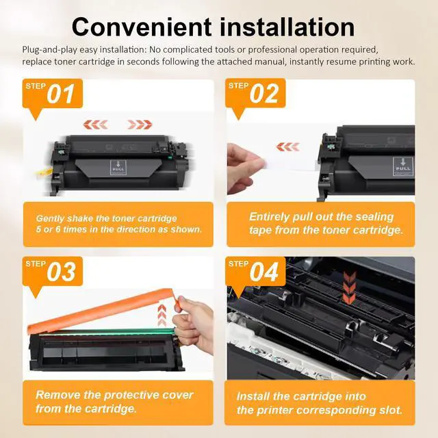 Alt view image 6 of 7 - CS331 CX331 Toner Cartridge 20N10 20N10K0 20N10C0 20N10M0 20N10Y0 with Chip | Replacement for Lexmark CS331dw CS431dw CX331adwe CX431adw CS431 CX431 Toner Printer 4 Pack