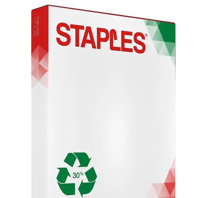 Alt view image 3 of 5 - 30% Recycled 11x17 Paper 20 lbs 92 Bright 500/Ream, For Office, School & Home | Ledger-size sheets for office, school & home printing and copying needs