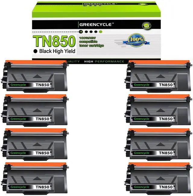 Main image of TN850 Compatible Toner Cartridge Replacement for TN-850 TN820 TN-820 for HL-L6200DWT HL-L6200DW HL-L5200DW HL-L5100DN MFC-L5900DW MFC-L5850DW MFC-L5700DW Printer High Yield (Black, 8-Pack)