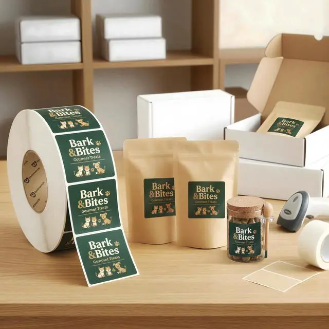 Alt view image 5 of 6 - Custom Stickers Square Label Rolls for Business (Square) | Square stickers, Custom stickers for business logo stickers customized, Customized labels, Personalized square labels