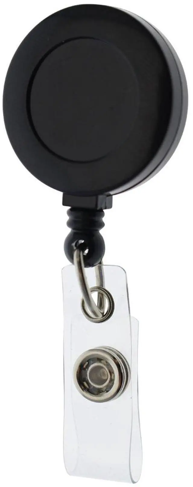 Alt view image 6 of 6 - Bulk 100 Pack - Premium Retractable ID & Key-Card Badge Reels with Secure Metal Belt Clip and 34 Pull by