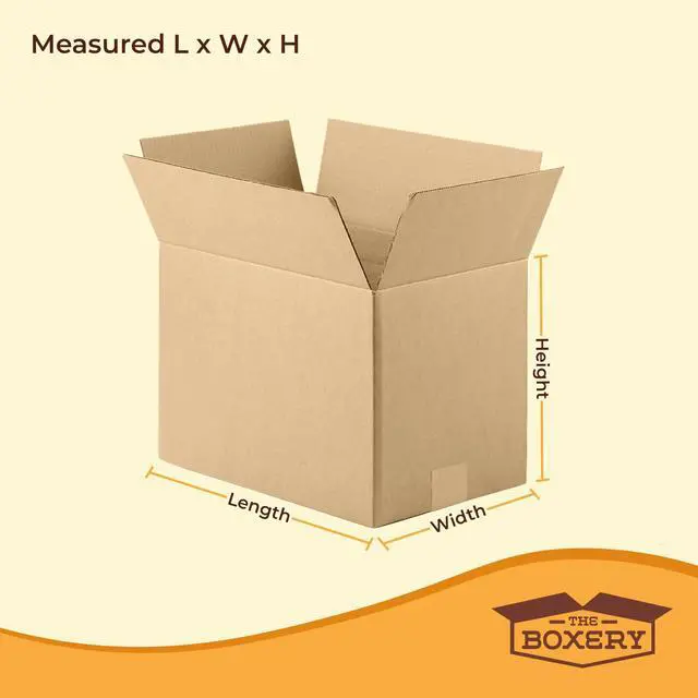 Alt view image 2 of 7 - 20"x20"x12" Corrugated Cardboard Boxes 25-Pack | Durable ECT 32 Corrugated Shipping Boxes for Mailing, Packing, Moving, and Storage Recyclable and Made in the USA