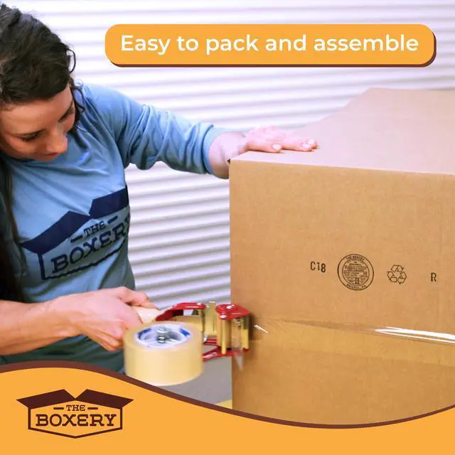 Alt view image 6 of 7 - 20"x20"x12" Corrugated Cardboard Boxes 25-Pack | Durable ECT 32 Corrugated Shipping Boxes for Mailing, Packing, Moving, and Storage Recyclable and Made in the USA