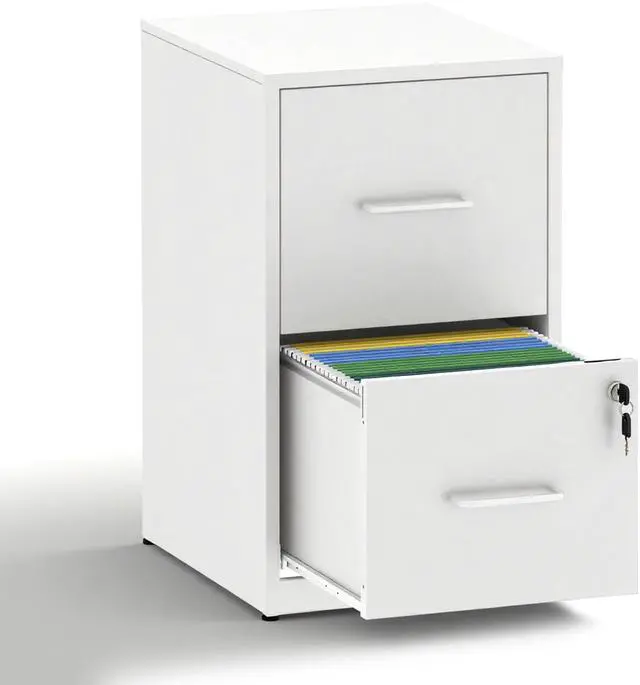 Main image of 2 Drawer File Cabinet with Lock,Metal File Cabinet for Home Office | White Vertical Filing Cabinets Heavy Duty Office Storage Cabinets for Letter/Legal/A4/F4 Size File, Assembly Required