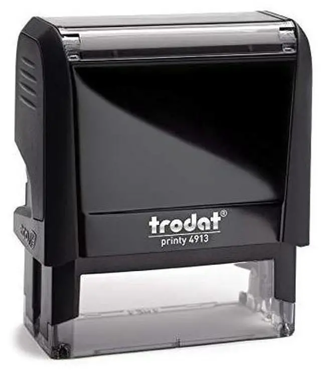 Main image of Trodat 4913 Return Address Stamp - Custom Text Stamp - Choose from Many Fonts & 15 Ink Colors!