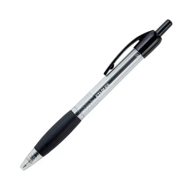 Alt view image 5 of 5 - Retractable Ballpoint Pens, Fine Point, Black Ink, 36-Pack | Precision writing pens for office and everyday administrative use