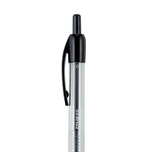 Alt view image 2 of 5 - Retractable Ballpoint Pens, Fine Point, Black Ink, 36-Pack | Precision writing pens for office and everyday administrative use