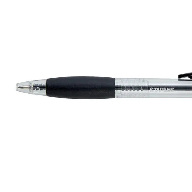 Alt view image 3 of 5 - Retractable Ballpoint Pens, Fine Point, Black Ink, 36-Pack | Precision writing pens for office and everyday administrative use
