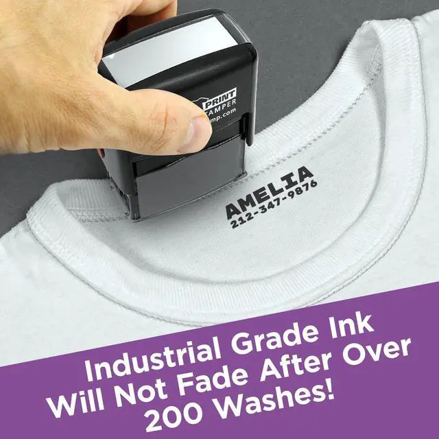 Alt view image 4 of 6 - PermaPRINT Clothing Stamper with Black Ink