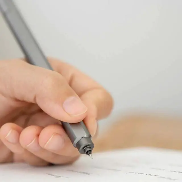 Alt view image 2 of 4 - Arc Gel Pen Premium Aluminum Finish with Magnetic Cap, Fine Tip Rollerball with Pilot Refills, Ergonomic Design, Comet Grey