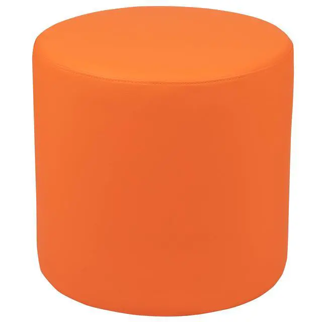 Alt view image 3 of 7 - Orange 18" H Soft Seating Flexible Circle | For Classrooms and Common Spaces, Flexible Seating, Easy to Move