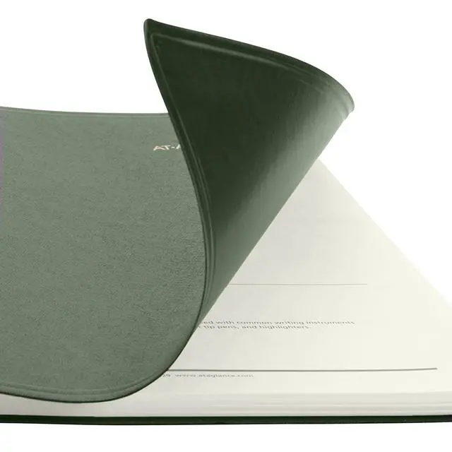 Alt view image 6 of 7 - 2027 Appointment Book Planner, Weekly & Monthly, 8.25" x 11", Quarter-Hourly, Recycled, Green (70950G6027)