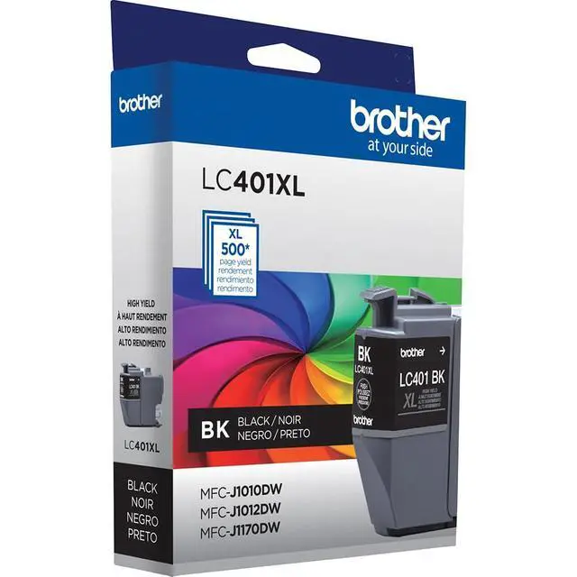 Alt view image 4 of 7 - Genuine LC401XLBK Black High Yield Ink Cartridge, Bundle with Deco Essentials Printer eBook for MFC-J1010DW, MFC-J1170DW