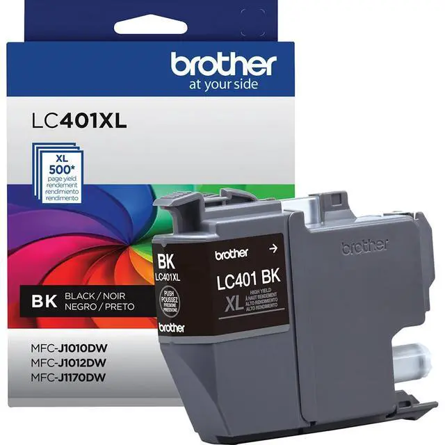 Alt view image 5 of 7 - Genuine LC401XLBK Black High Yield Ink Cartridge, Bundle with Deco Essentials Printer eBook for MFC-J1010DW, MFC-J1170DW