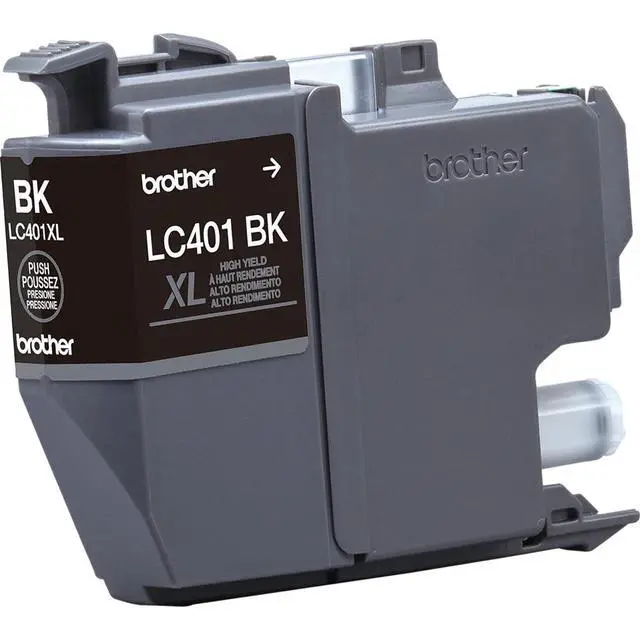 Alt view image 6 of 7 - Genuine LC401XLBK Black High Yield Ink Cartridge, Bundle with Deco Essentials Printer eBook for MFC-J1010DW, MFC-J1170DW