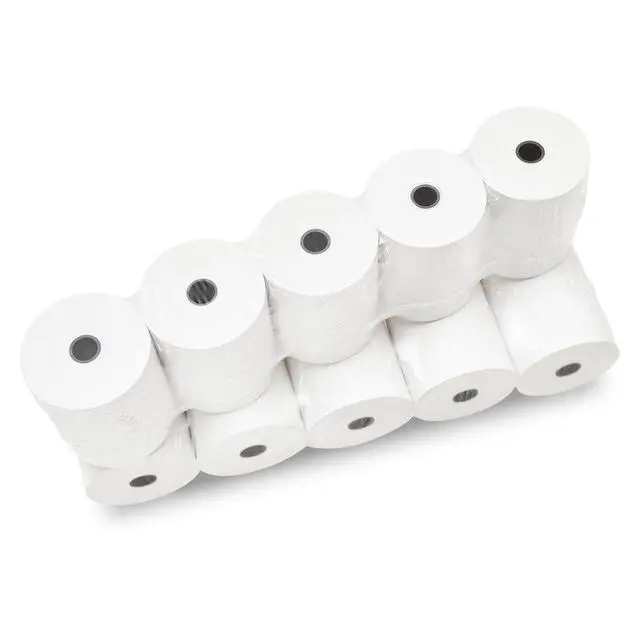 Alt view image 2 of 6 - (50 Rolls) 3 1/8 x 230 Thermal Paper Receipt Rolls fits all Clover POS Cash Register Printers, Star Micronics SCP700 TSP100 TSP300 TSP400 TSP500 TSP600 TSP 700 TSP2000 CT S300, 50 GSM