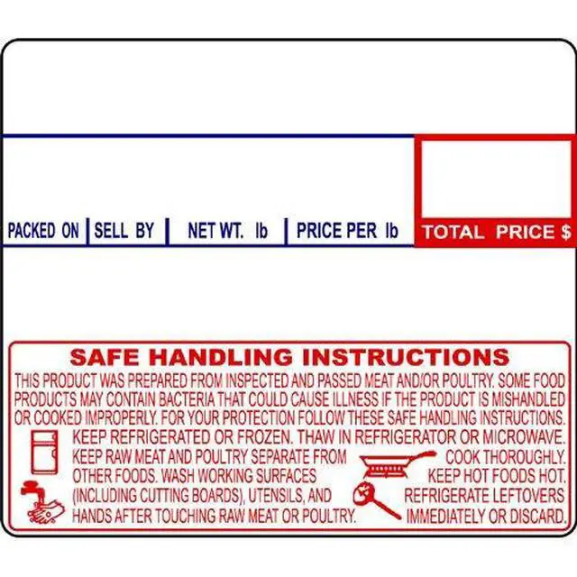 Alt view image 3 of 3 - Labels LST-8030 Thermal 36 Rolls - 21,600 Labels 58 x 50mm Printer Printing Scale Compatible with CAS LP-1000 CL-5000 CL-5500 CL-7200, Easy Weigh LS-100, VisionTech DLP-300 (8030, 36 Rolls)