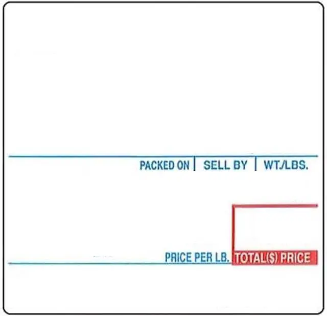 Alt view image 3 of 4 - Labels LST-8020 Thermal 36 Rolls - 18,000 Labels 58 x 60mm Printer Printing Scale Compatible with CAS LP-1000 CL-5000 CL-5500 CL-7200, Easy Weigh LS-100, VisionTech DLP-300 (8020, 36 Rolls)