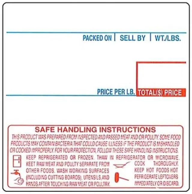 Alt view image 3 of 4 - Labels LST-8040 Thermal 36 Rolls - 18,000 Labels 58 x 60mm Printer Printing Scale Compatible with CAS LP-1000 CL-5000 CL-5500 CL-7200, Easy Weigh LS-100, VisionTech DLP-300 (8040, 36 Rolls)