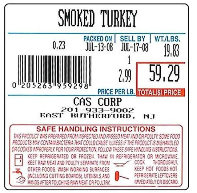 Alt view image 4 of 4 - Labels LST-8040 Thermal 36 Rolls - 18,000 Labels 58 x 60mm Printer Printing Scale Compatible with CAS LP-1000 CL-5000 CL-5500 CL-7200, Easy Weigh LS-100, VisionTech DLP-300 (8040, 36 Rolls)