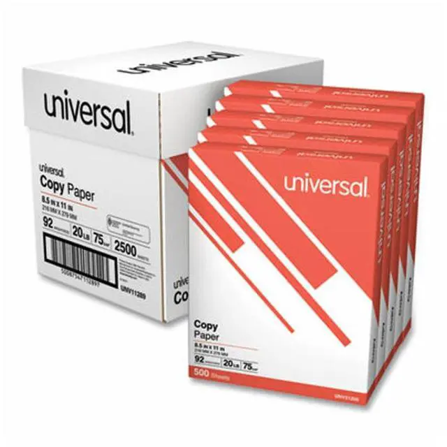 Main image of 11289 Copy Paper Convenience Carton, 92 Brightness, 20lb, 8 1/2 x11, White (Case of 2500 Sheets)