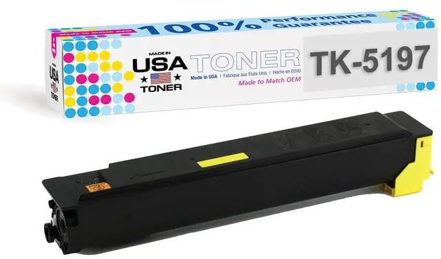 Main image of Compatible Replacement for Kyocera TK-5197Y, TK-5199Y TASKalfa 306ci, 307ci, 308ci, Copystar CS306ci, CS307ci, CS 308ci (Yellow)