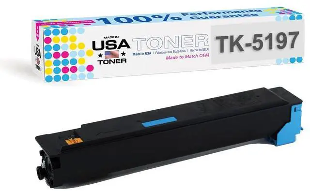 Main image of Compatible Replacement for Kyocera TK-5197C, TK-5199C TASKalfa 306ci, 307ci, 308ci, Copystar CS306ci, CS307ci, CS 308ci (Cyan)