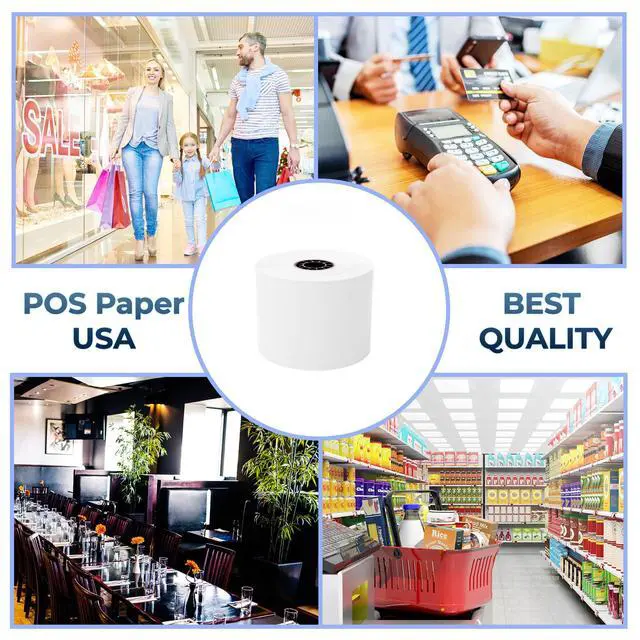 Alt view image 6 of 6 - 2 5/16" x 209' Thermal Paper (50 Rolls/Case) - BPA Free