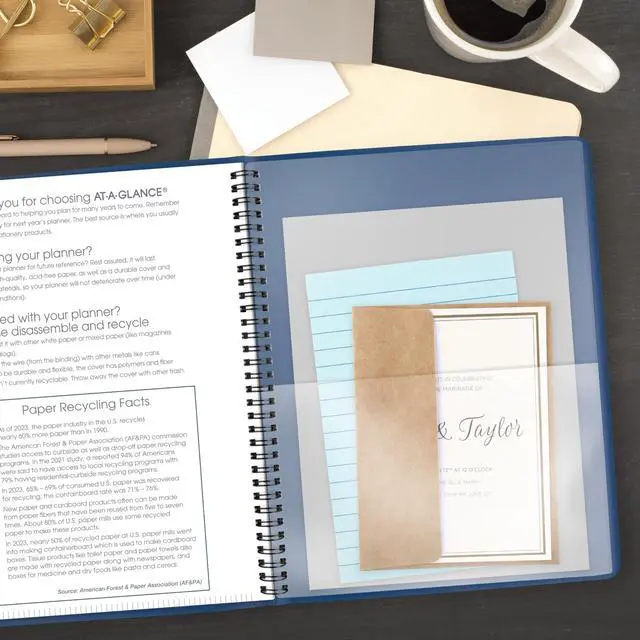 Alt view image 4 of 7 - 2027 Appointment Book Planner, Weekly, 8.25" x 11", Blue (709402027)